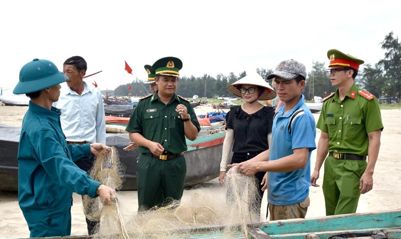 Bộ đội Biên phòng Hà Tĩnh  tuyên truyền phổ biến phâp luật cho ngư dân