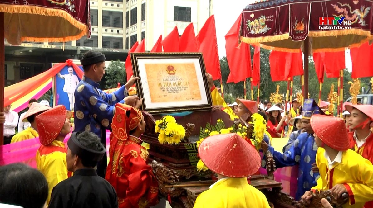 Lộc Hà đón Bằng xếp hạng Di tích Lịch sử văn hoá cấp quốc gia