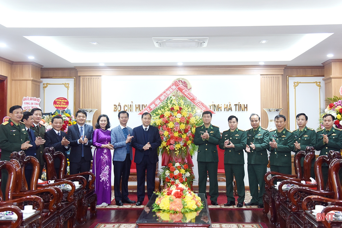 Lãnh đạo Hà Tĩnh chúc mừng ngày truyền thống Bộ đội Biên phòng Việt Nam