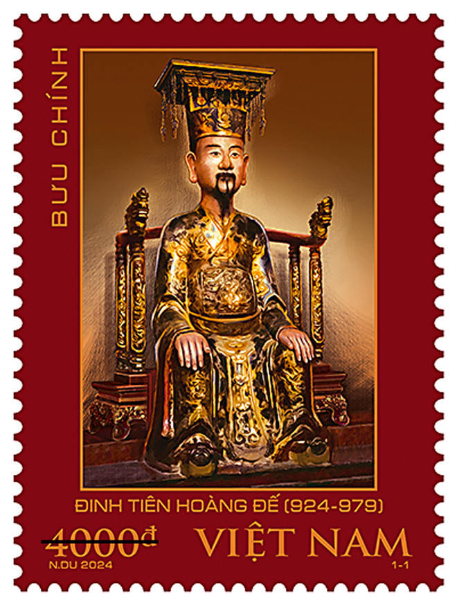Bộ TT&TT phát hành bộ tem “Kỷ niệm 1100 năm sinh Đinh Tiên Hoàng đế (924-979)”