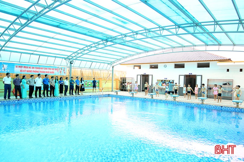 Phát động chương trình dạy bơi, học bơi tại Hà Tĩnh