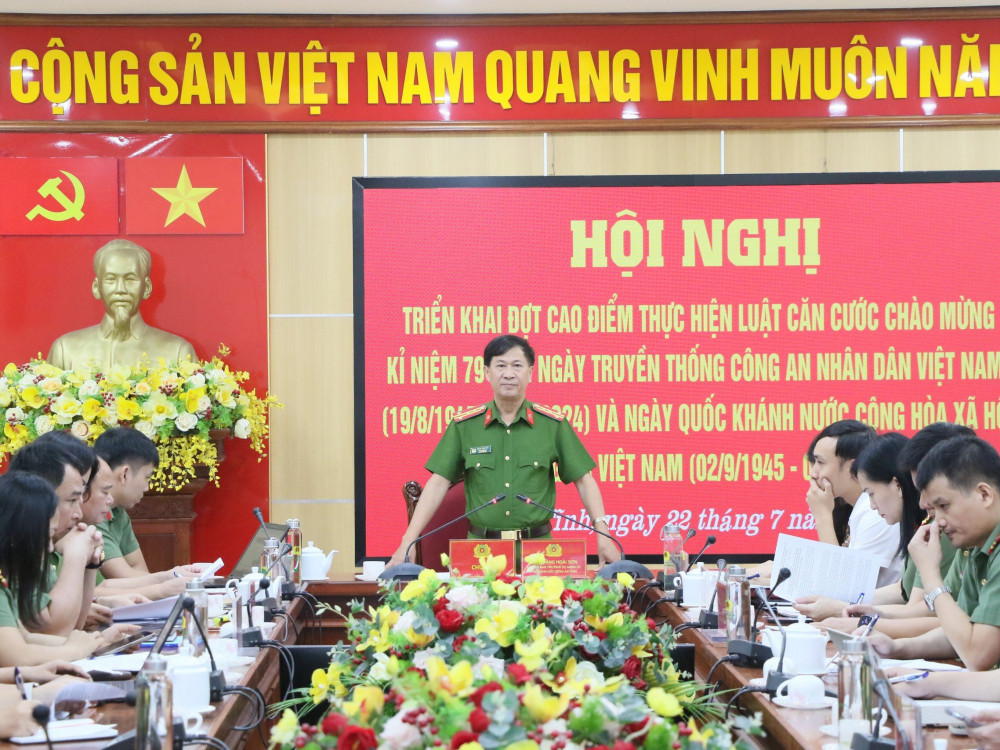 Hà Tĩnh quyết tâm cao đưa Luật Căn cước vào thực tiễn