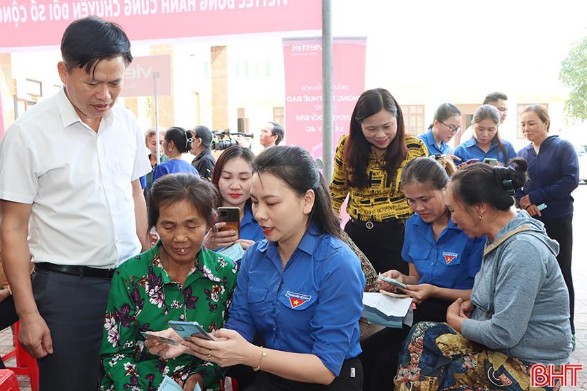 Cẩm Xuyên tạo bước tiến mới trong chuyển đổi số