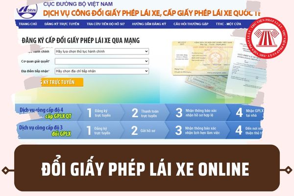 Thực hiện đổi giấy phép lái xe trực tuyến trên Cổng DVC Quốc gia và Cổng DVC trực tuyến tỉnh Hà Tĩnh