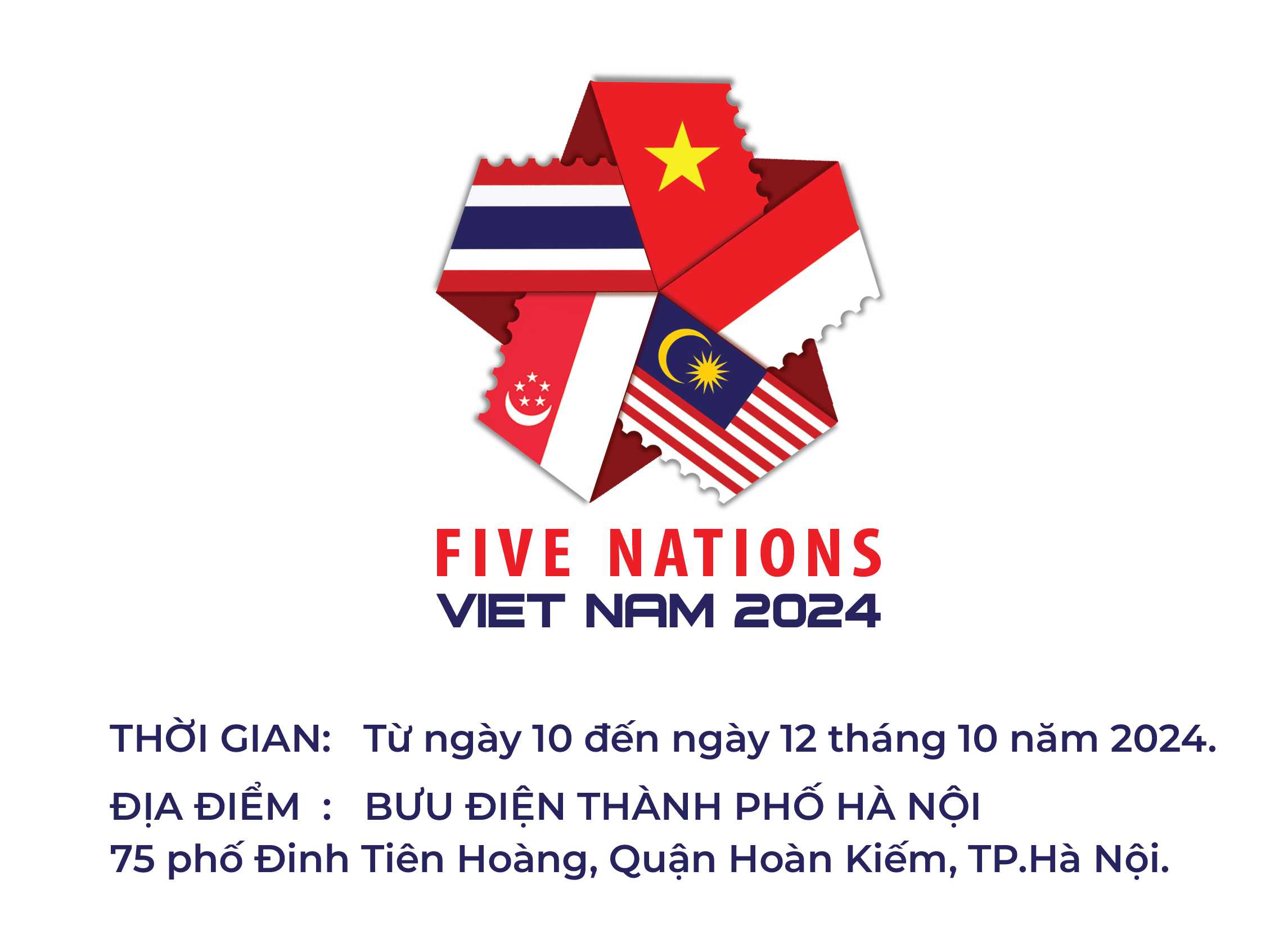 Triển lãm Tem năm nước khu vực Asean