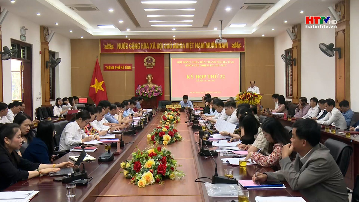 Kỳ họp thứ 22 HĐND Thành phố khóa XXI, nhiệm kỳ 2021-2026