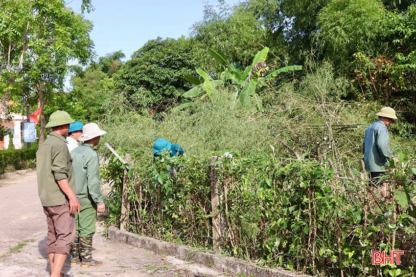 Người dân chung tay, diện mạo miền quê Vũ Quang đổi mới từng ngày