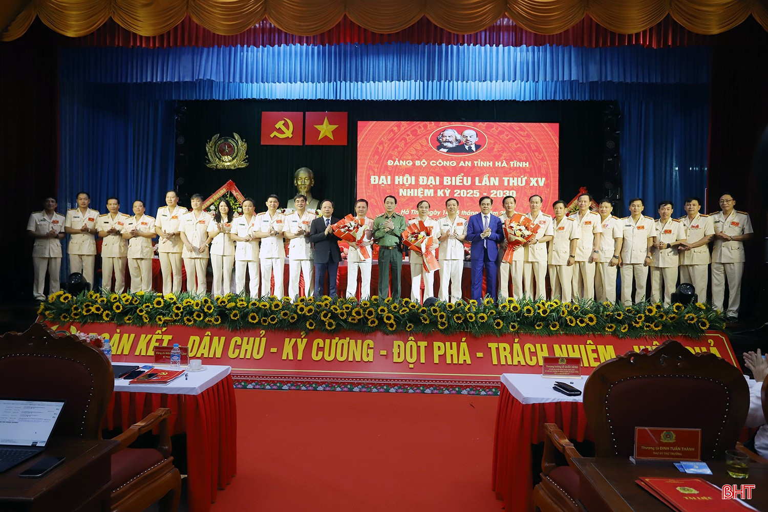 Công an tỉnh Hà Tĩnh tổ chức Đại hội đại biểu lần thứ XV nhiệm kỳ 2025 – 2030