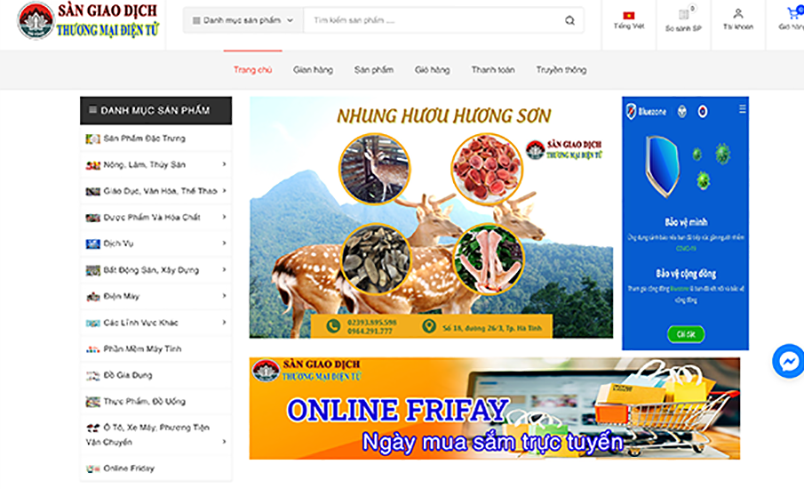 Sàn Thương mại điện tử tỉnh – Đòn bẫy cho sự phát triển sản phẩm OCOP Hà Tĩnh