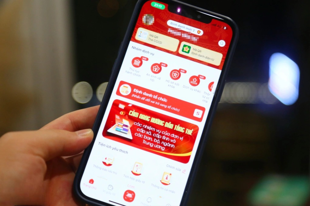 Có 43 tiện ích trên ứng dụng VNeID