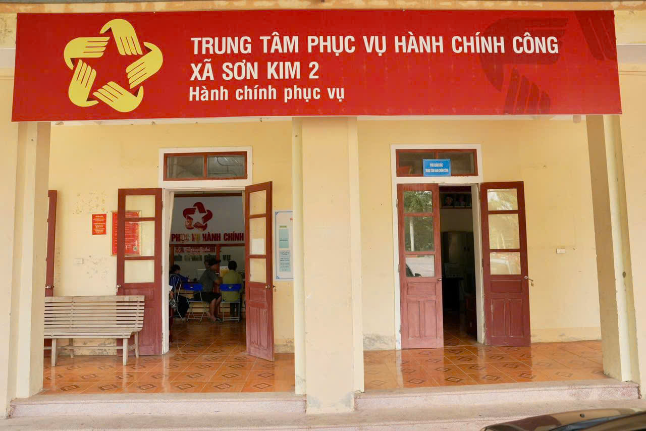 Trung tâm Phục vụ hành chính công xã Sơn Kim 2: Hiệu quả cải cách sau sáp nhập