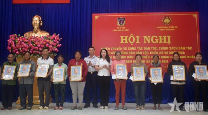 Vùng Cảnh sát biển 2 đồng hành cùng ngư dân và đồng bào dân tộc, tôn giáo Quảng Ngãi