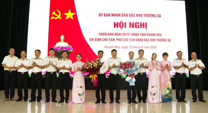 Khánh Hòa: Chỉ định Chủ tịch và Phó Chủ tịch UBND đặc khu Trường Sa
