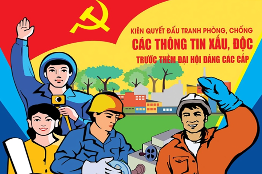 Cảnh giác trước thông tin sai trái, xuyên tạc về đại hội Đảng