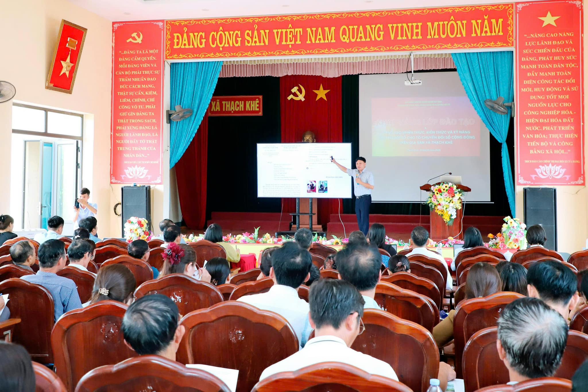 Xã Thạch Khê tập huấn nâng cao nhận thức, kỹ năng cho tổ chuyển đổi số cộng đồng tại địa phương