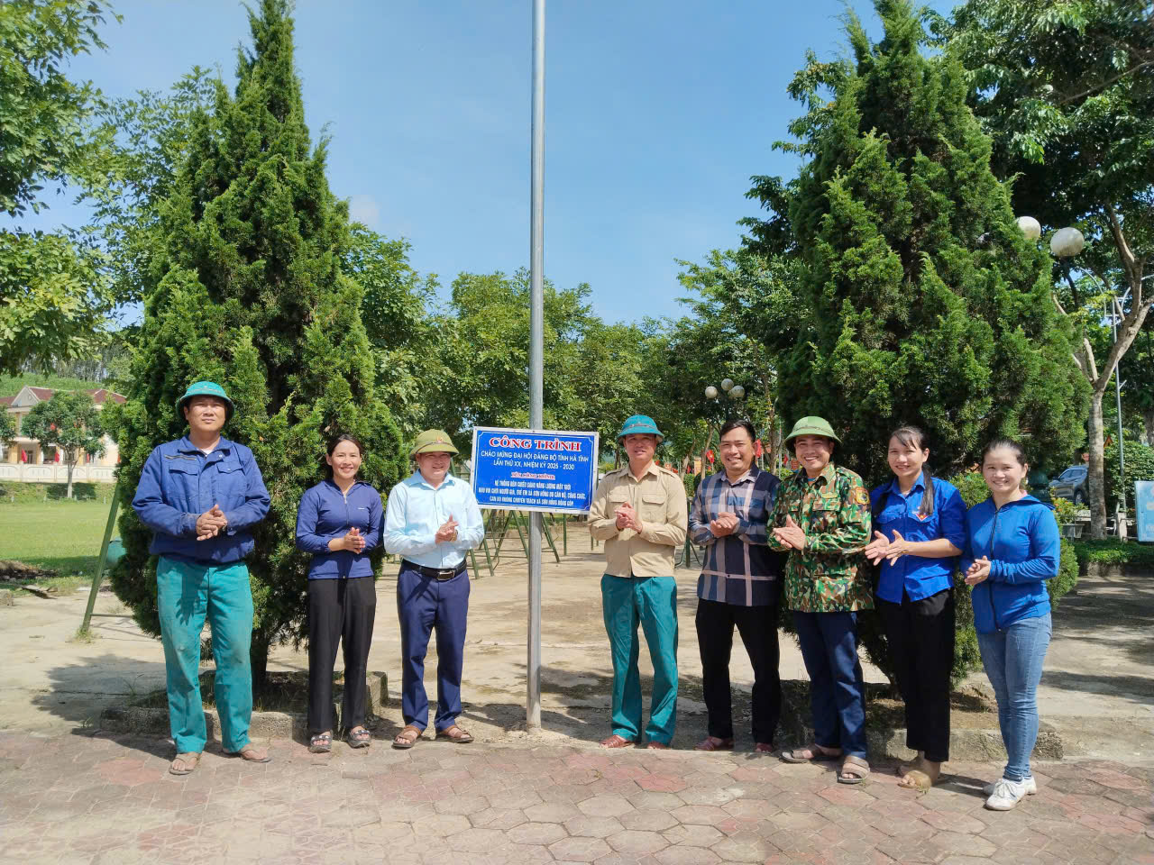 Xã Sơn Hồng rộn ràng các công trình, hoạt động chào mừng Đại hội Đảng bộ tỉnh Hà Tĩnh lần thứ XX