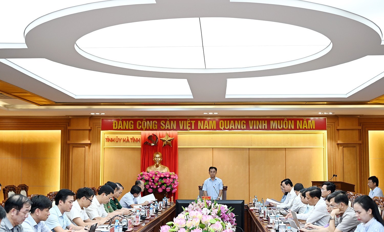 Hà Tĩnh quyết liệt đẩy nhanh tiến độ các phần việc phục vụ Đại hội Đảng bộ tỉnh lần thứ XX