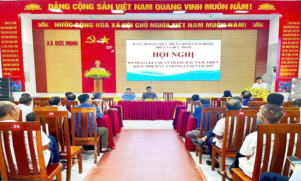 Xã Đức Minh tăng tốc về đích mục tiêu BHYT năm 2025