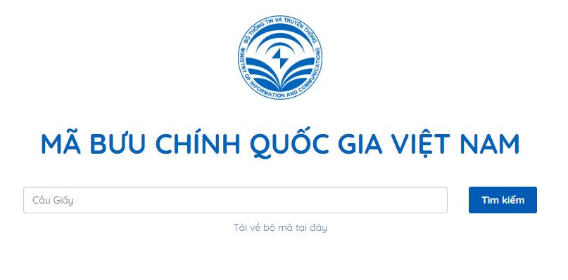 Sửa đổi mã bưu chính quốc gia theo đơn vị hành chính 2 cấp