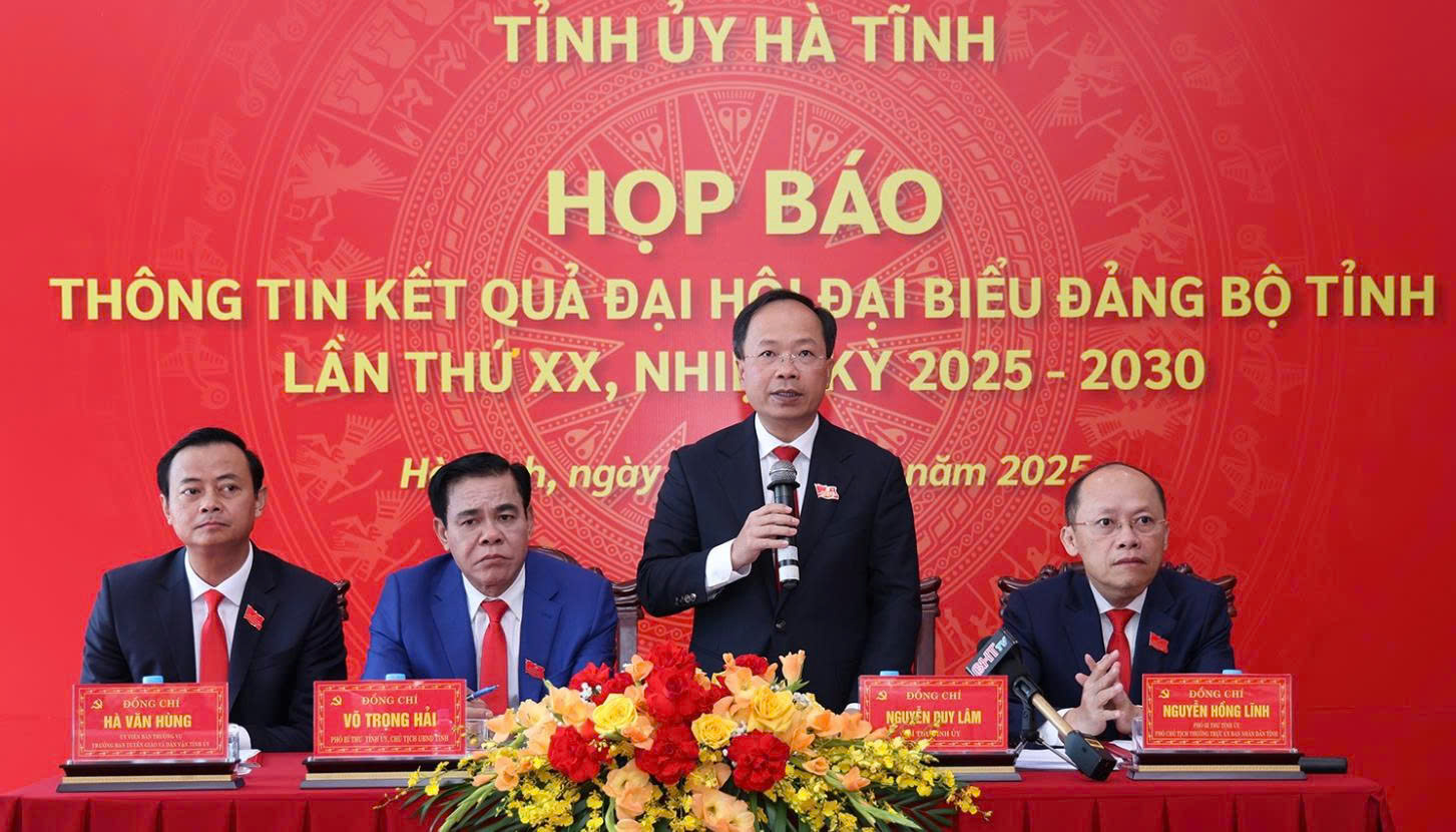 Quyết tâm đưa nghị quyết Đại hội Đảng bộ Hà Tĩnh nhiệm kỳ 2025 - 2030 đi vào cuộc sống