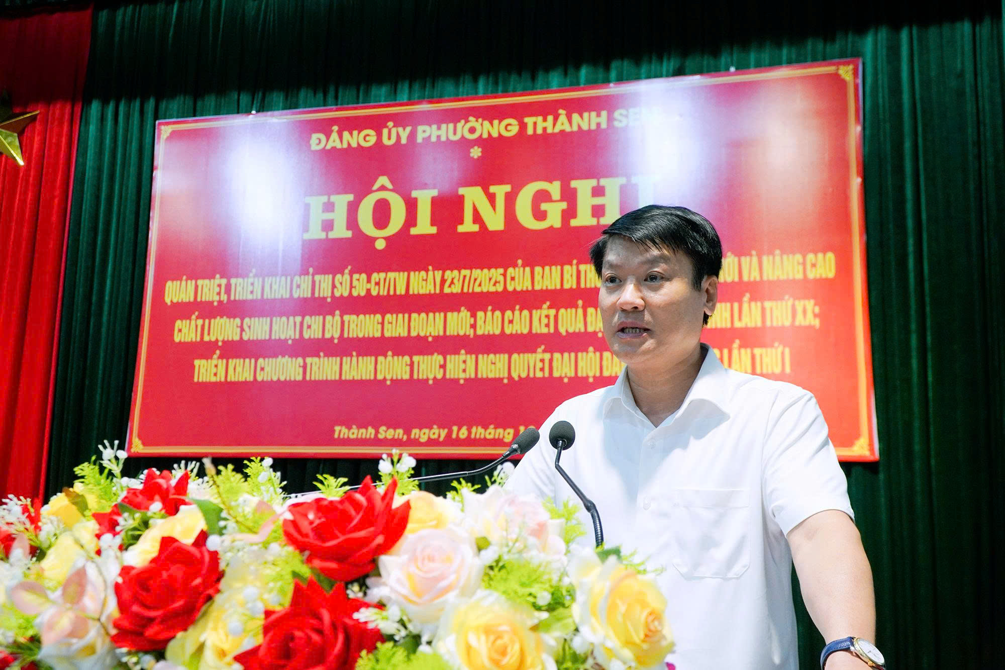 Phường Thành Sen quyết tâm hiện thực hóa Nghị quyết Đại hội Đảng các cấp