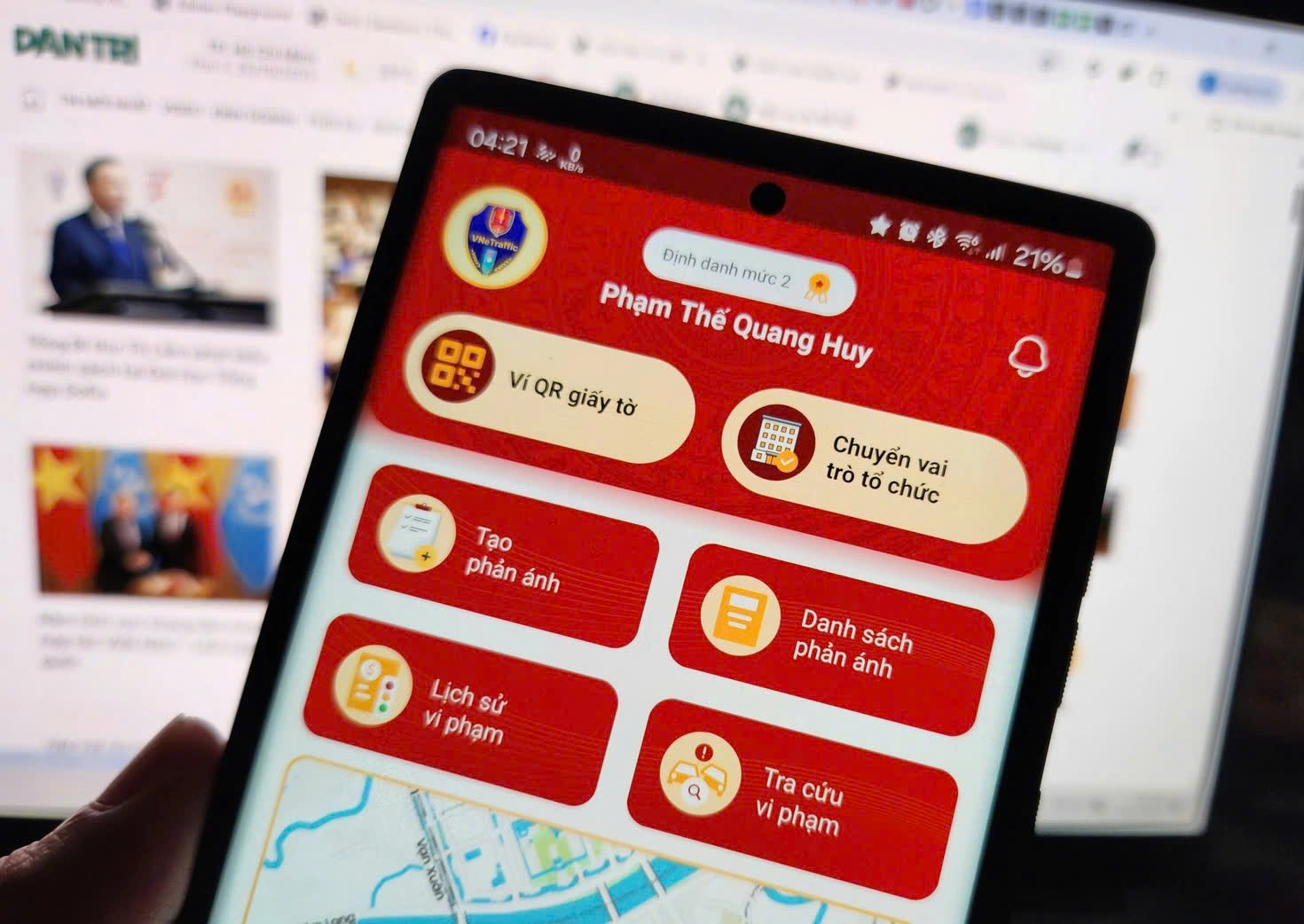 Cách kiểm tra phạt nguội, quản lý xe đứng tên trên VNeTraffic
