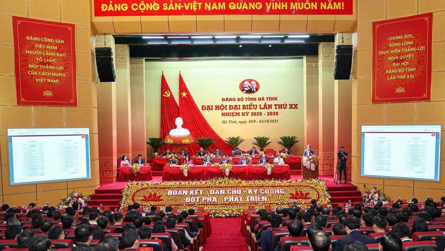 Chương trình hành động của Ban chấp hành Đảng bộ tỉnh Hà Tĩnh thực hiện Nghị quyết Đại hội đại biểu Đảng bộ tỉnh lần thứ XX, nhiệm kỳ 2025-2030