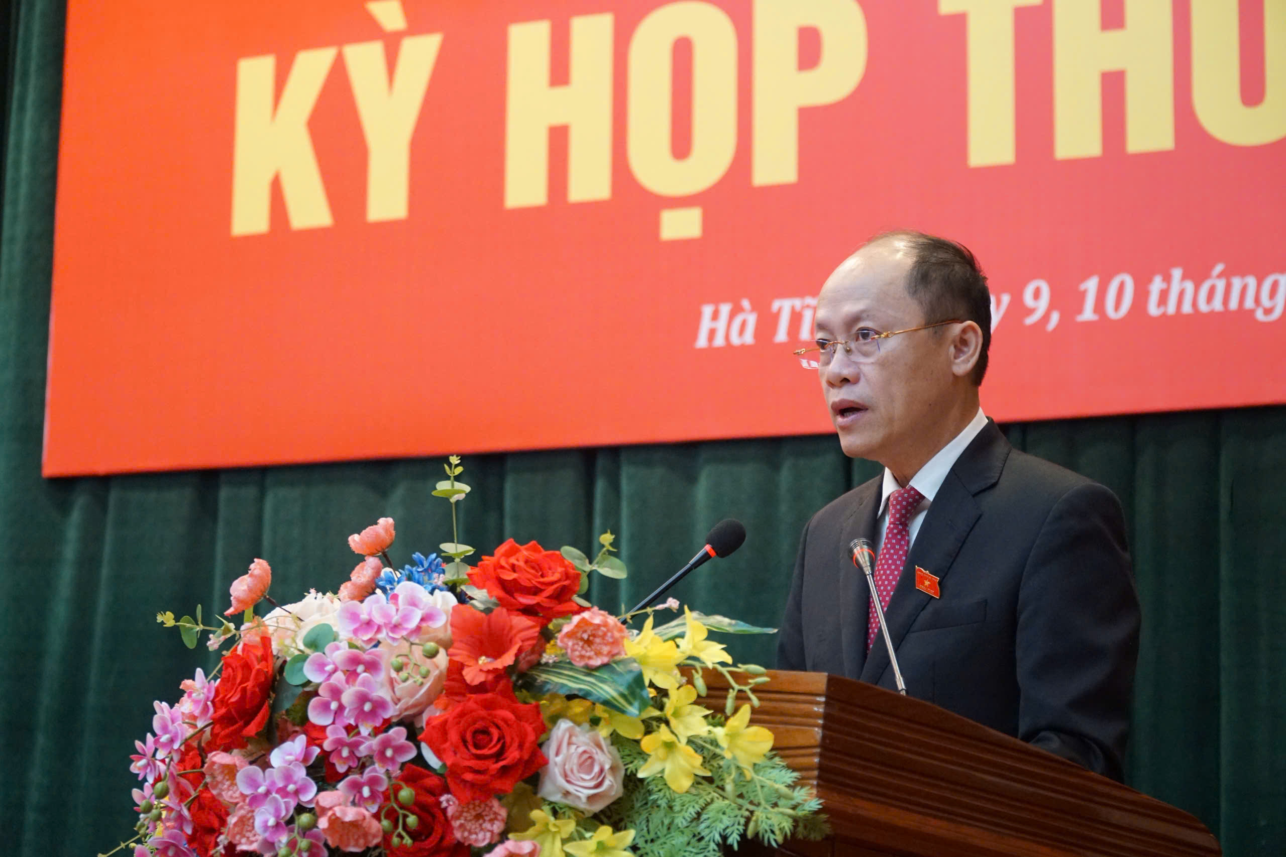 Toàn văn phát biểu khai mạc Kỳ họp thứ 34 của Chủ tịch HĐND tỉnh Hà Tĩnh