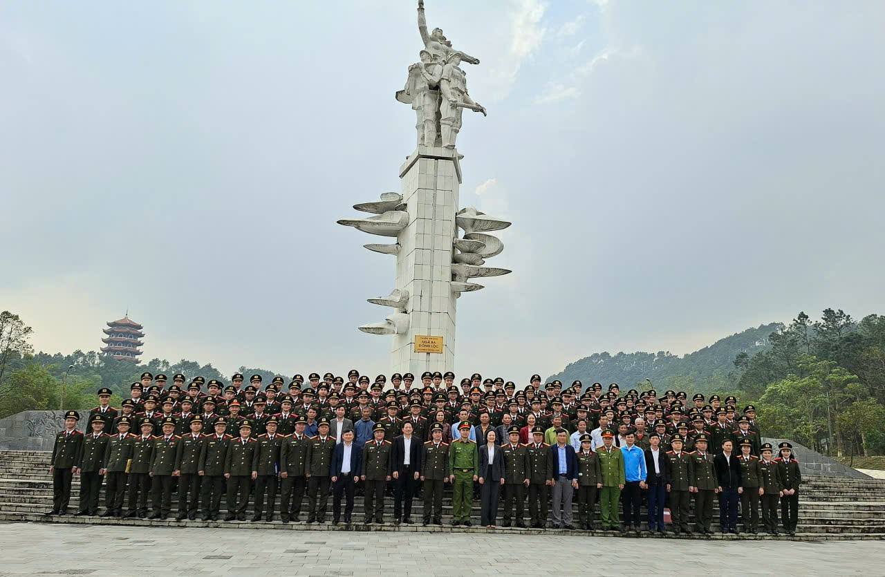 Xã Đồng Lộc tiếp nhận 396 học viên Học viện An ninh Nhân dân hoạt động thực tế chính trị – xã hội trên địa bàn