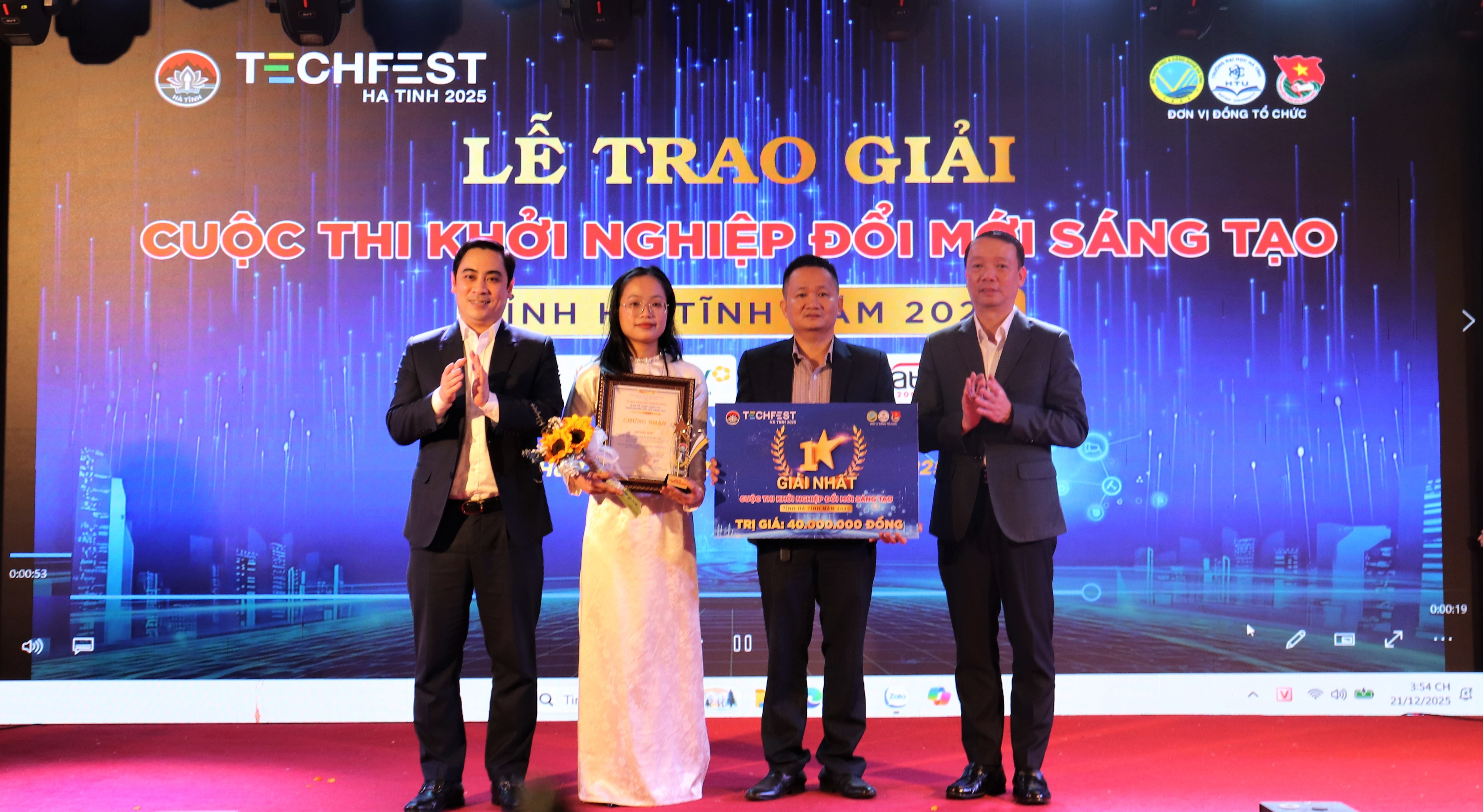 Chung kết, trao giải cuộc thi Khởi nghiệp đổi mới sáng tạo tỉnh Hà Tĩnh năm 2025